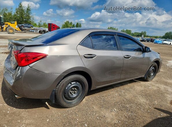 2T1BURHE3JC104362 2018 TOYOTA COROLLA Желто-коричневый Задняя правая четверть