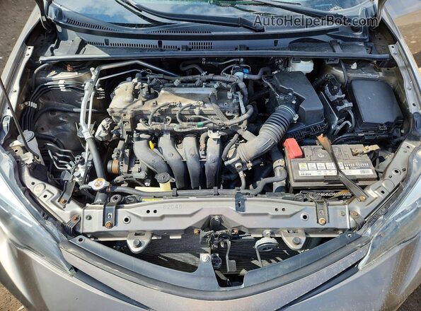 2T1BURHE3JC104362 2018 TOYOTA COROLLA Желто-коричневый Вид задней части салона