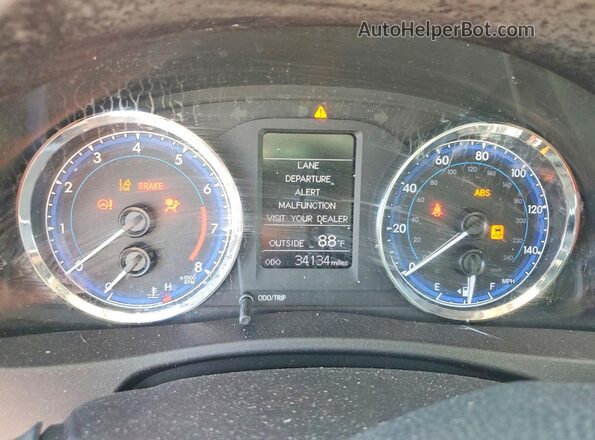 2T1BURHE3KC172825 2019 TOYOTA COROLLA Black Vista del cuadro de instrumentos