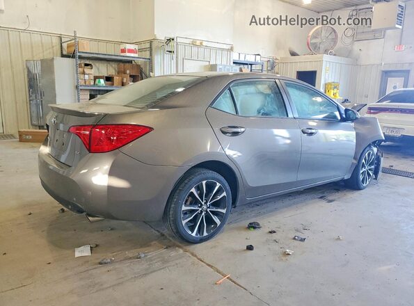 2T1BURHE3KC206696 2019 TOYOTA COROLLA Gray Задня права чверть