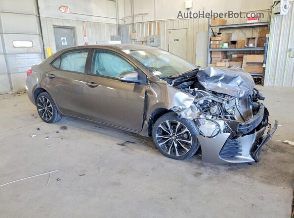 2T1BURHE3KC206696 2019 TOYOTA COROLLA Gray Передня права чверть