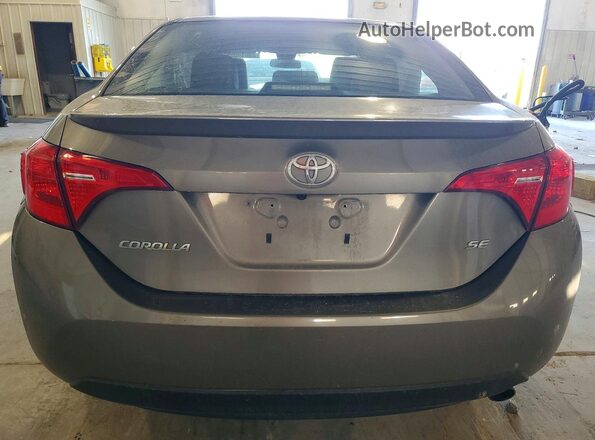 2T1BURHE3KC206696 2019 TOYOTA COROLLA Gray Вид ззаду
