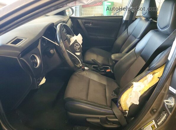 2T1BURHE3KC206696 2019 TOYOTA COROLLA Gray Вид салону спереду