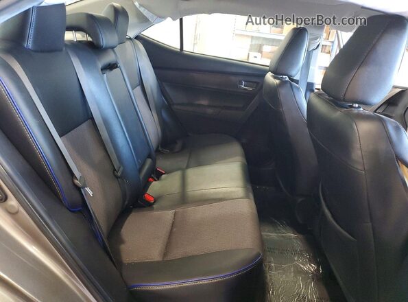 2T1BURHE3KC206696 2019 TOYOTA COROLLA Gray Вид задніх сидінь
