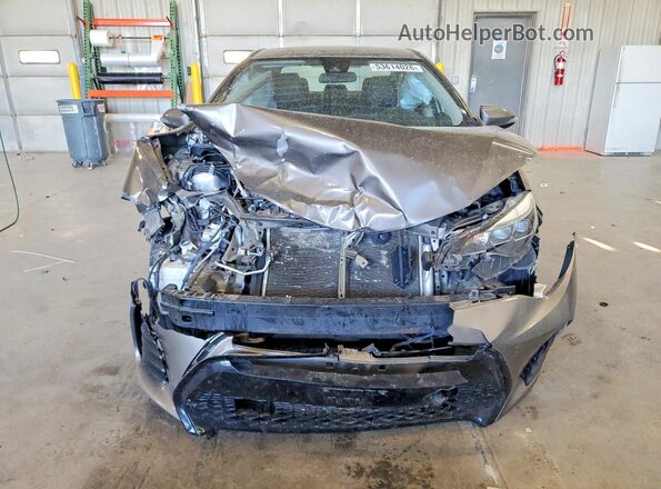 2T1BURHE3KC206696 2019 TOYOTA COROLLA Gray Вид спереду