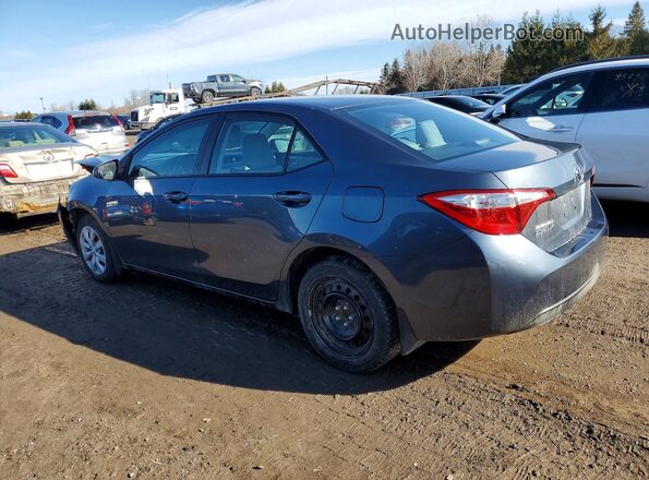 2T1BURHE4GC611103 2016 TOYOTA COROLLA Gray Trasero izquierdo
