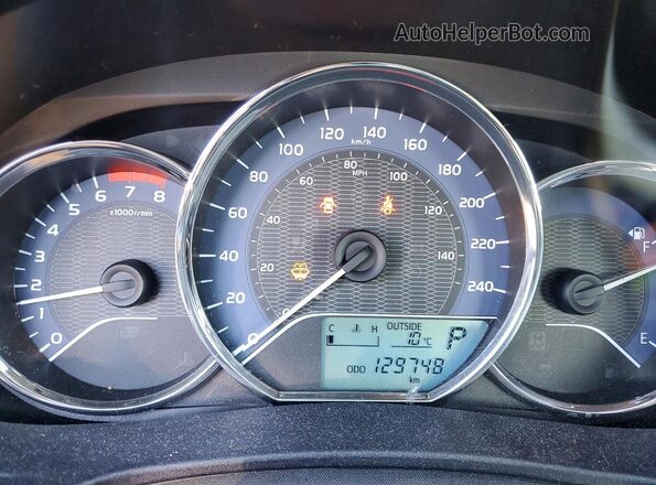 2T1BURHE4GC611103 2016 TOYOTA COROLLA Gray Vista del cuadro de instrumentos