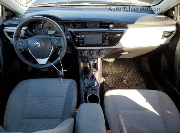 2T1BURHE4GC611103 2016 TOYOTA COROLLA Gray Vista del salpicadero