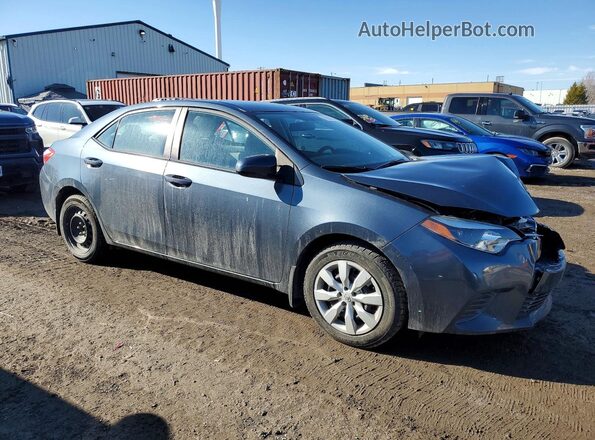 2T1BURHE4GC611103 2016 TOYOTA COROLLA Gray Delantero derecho