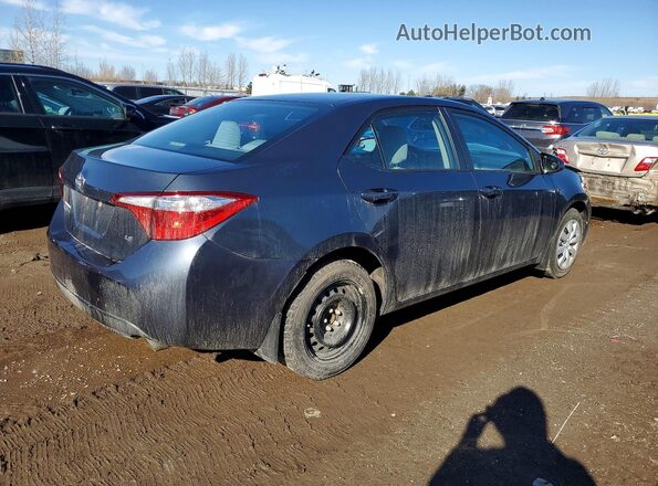 2T1BURHE4GC611103 2016 TOYOTA COROLLA Gray Trasero derecho