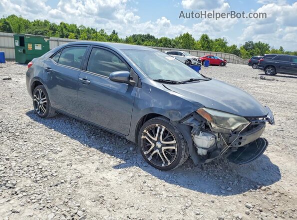 2T1BURHE4GC725456 2016 TOYOTA COROLLA Blue Delantero derecho