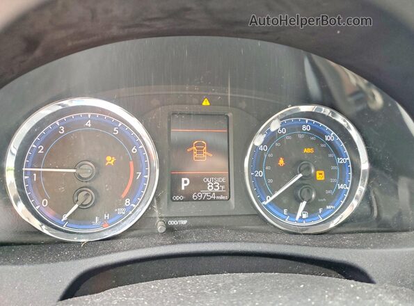 2T1BURHE4HC810699 2017 TOYOTA COROLLA Silver Widok zestawu wskaźników