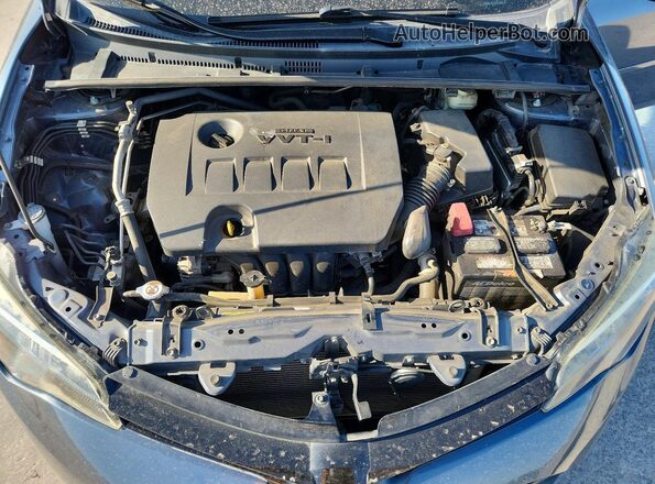 2T1BURHE4HC868537 2017 TOYOTA COROLLA Gray Вид задньої частини салону