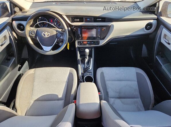 2T1BURHE4HC868537 2017 TOYOTA COROLLA Gray Вид панелі приладів