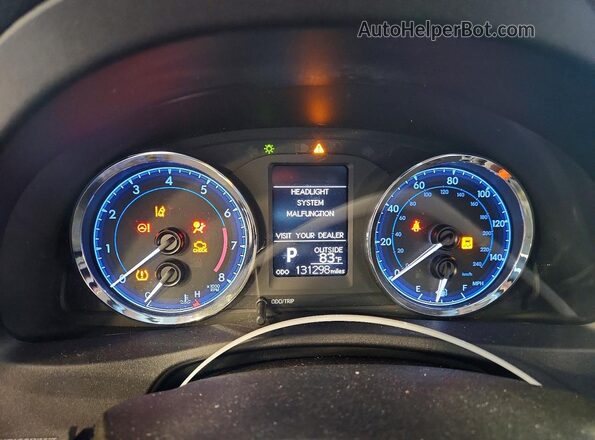 2T1BURHE4HC920412 2017 TOYOTA COROLLA Gray Widok zestawu wskaźników