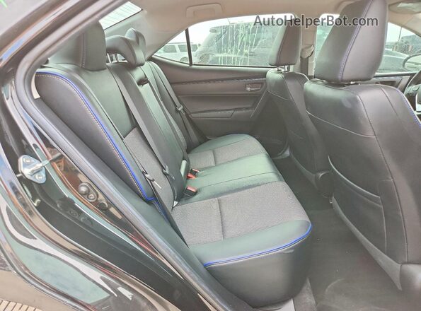 2T1BURHE4JC018252 2018 TOYOTA COROLLA Black Rear seats view