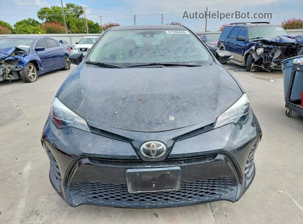 2T1BURHE4JC018252 2018 TOYOTA COROLLA Black Front view