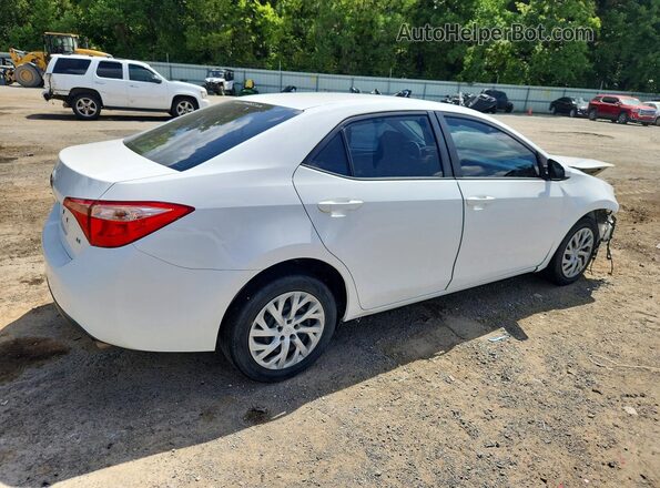 2T1BURHE4JC059755 2018 TOYOTA COROLLA Белый Задняя правая четверть