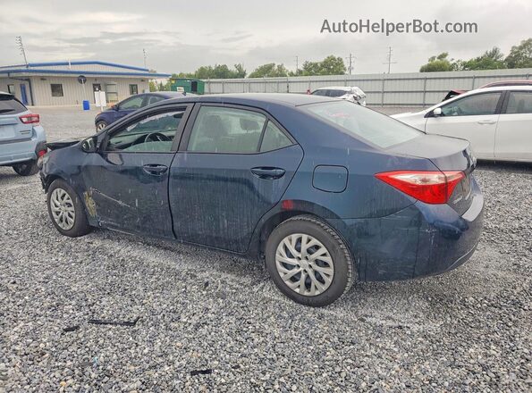 2T1BURHE4JC976002 2018 TOYOTA COROLLA Синий Задняя левая четверть