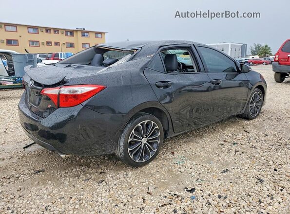 2T1BURHE5GC577303 2016 TOYOTA COROLLA Черный Задняя правая четверть