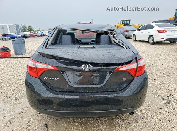 2T1BURHE5GC577303 2016 TOYOTA COROLLA Черный Вид сзади
