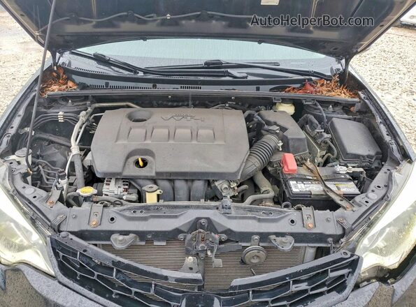 2T1BURHE5GC577303 2016 TOYOTA COROLLA Черный Вид задней части салона