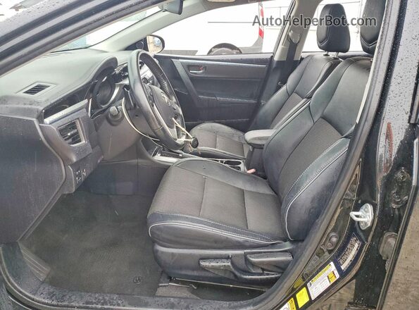 2T1BURHE5GC577303 2016 TOYOTA COROLLA Черный Вид салона спереди