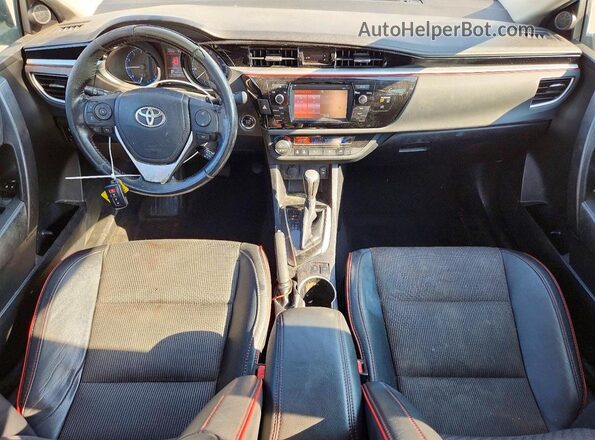 2T1BURHE5GC579195 2016 TOYOTA COROLLA White Dashboard view