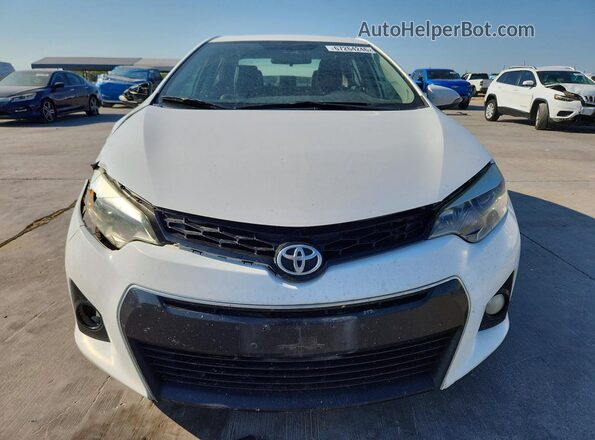 2T1BURHE5GC579195 2016 TOYOTA COROLLA White Front view