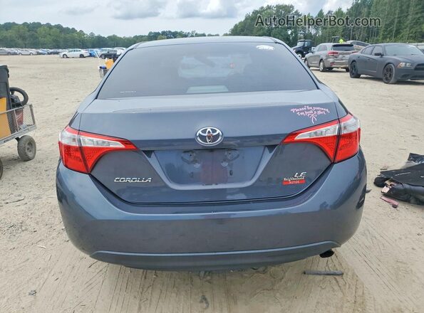 2T1BURHE5GC656874 2016 TOYOTA COROLLA Синий Вид салона спереди