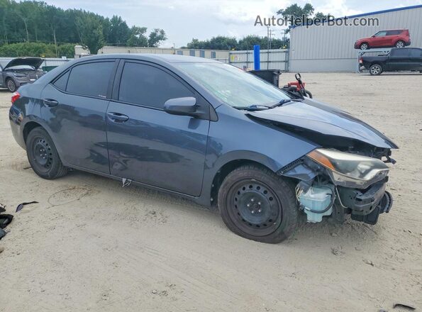 2T1BURHE5GC656874 2016 TOYOTA COROLLA Синий Передняя правая четверть