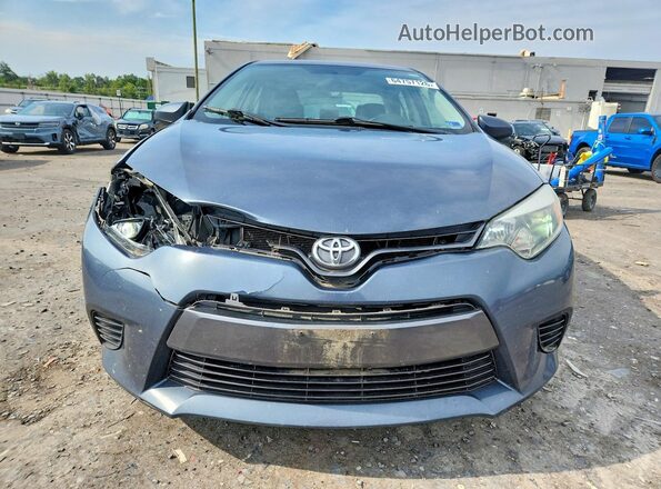2T1BURHE5GC705779 2016 TOYOTA COROLLA Blue Вид спереду