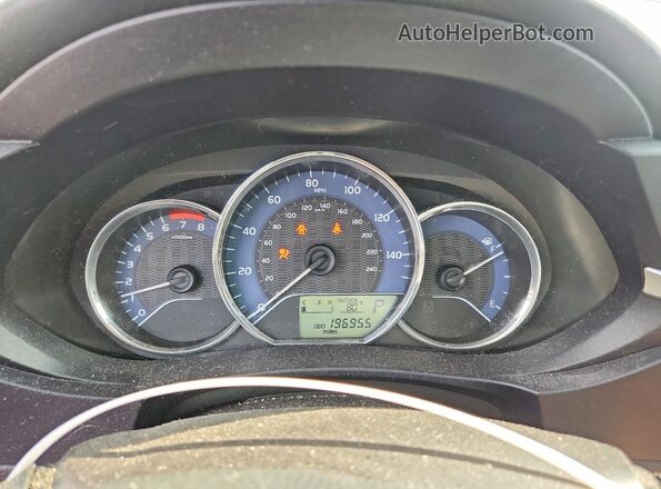 2T1BURHE5GC705779 2016 TOYOTA COROLLA Blue Вид щитка приладів