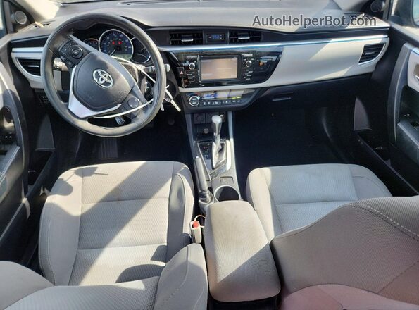 2T1BURHE5GC705779 2016 TOYOTA COROLLA Blue Вид панелі приладів