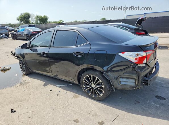 2T1BURHE5GC708603 2016 TOYOTA COROLLA Black Trasero izquierdo