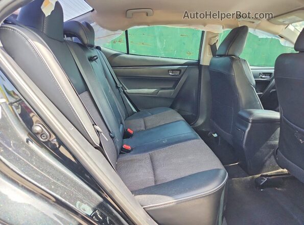2T1BURHE5GC708603 2016 TOYOTA COROLLA Black Vista de los asientos traseros