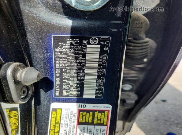 2T1BURHE5GC708603 2016 TOYOTA COROLLA Black Vista del compartimento del motor