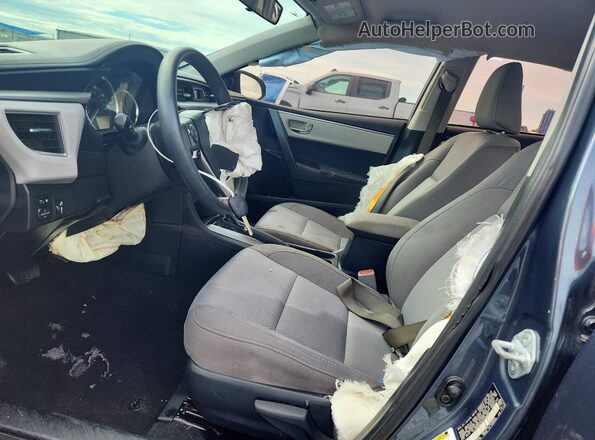 2T1BURHE5GC718905 2016 TOYOTA COROLLA Charcoal Vista interior delantera