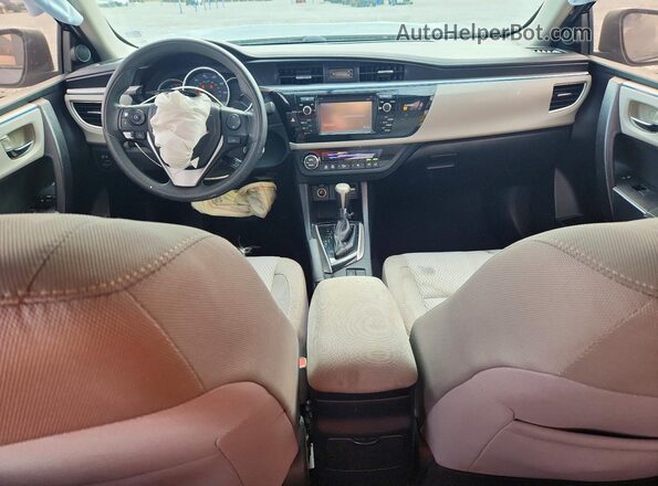 2T1BURHE5GC718905 2016 TOYOTA COROLLA Charcoal Vista del salpicadero