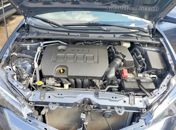 2T1BURHE5HC754062 2017 TOYOTA COROLLA Синий Вид задней части салона