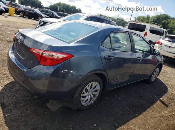 2T1BURHE5HC754062 2017 TOYOTA COROLLA Синий Задняя правая четверть