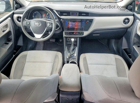 2T1BURHE5HC754062 2017 TOYOTA COROLLA Синий Вид панели приборов