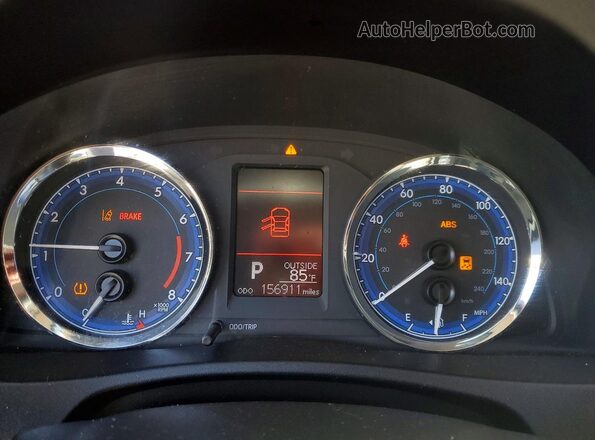 2T1BURHE5HC865548 2017 TOYOTA COROLLA Charcoal Вид щитка приладів