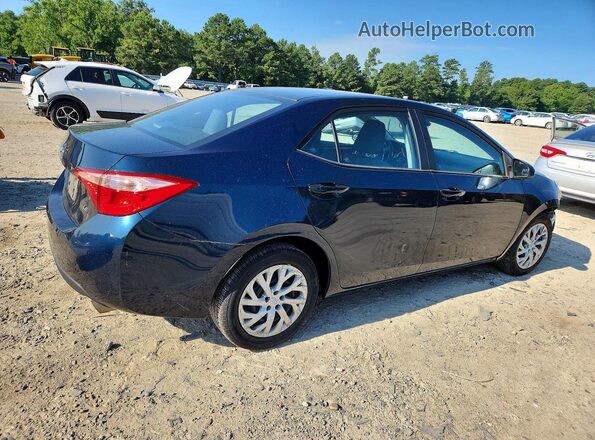 2T1BURHE5JC048473 2018 TOYOTA COROLLA Blue Задня права чверть