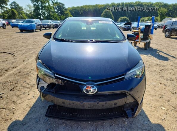 2T1BURHE5JC048473 2018 TOYOTA COROLLA Blue Вид спереду