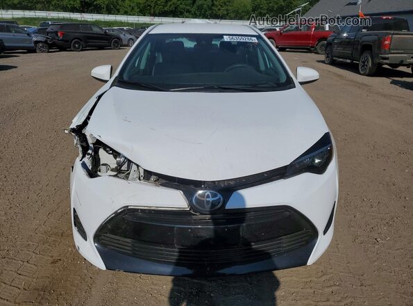 2T1BURHE5JC101222 2018 TOYOTA COROLLA White Front view