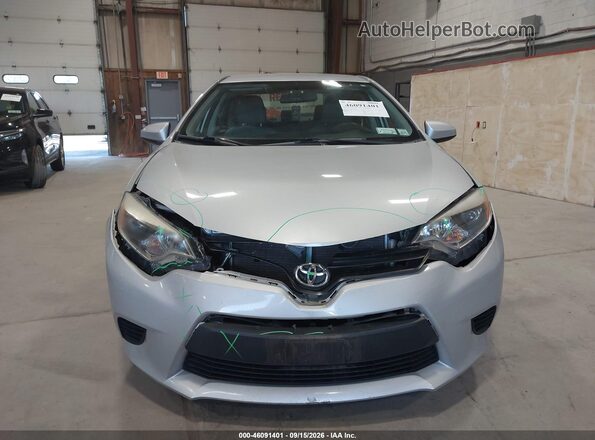 2T1BURHE6GC523654 2016 TOYOTA COROLLA Silver Vista del cuadro de instrumentos
