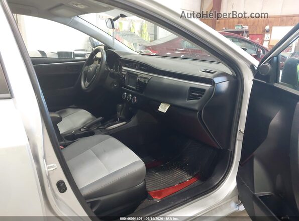 2T1BURHE6GC523654 2016 TOYOTA COROLLA Silver Vista interior delantera