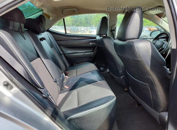 2T1BURHE6GC574457 2016 TOYOTA COROLLA Silver Rear seats view