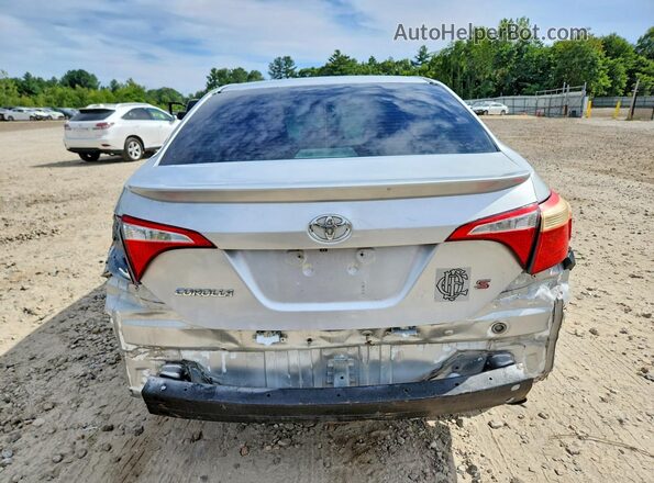 2T1BURHE6GC574457 2016 TOYOTA COROLLA Silver Rear view